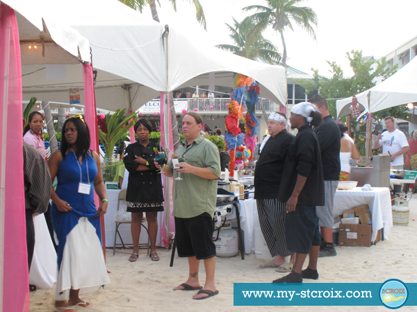 Taste of St Croix judges tent