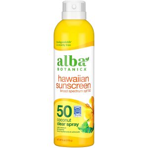 alba botanical reef safe sunscreen spray
