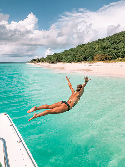 Diver at Buck Island