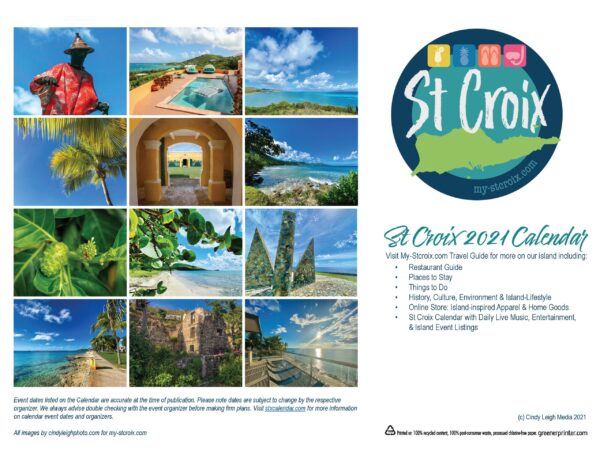 2021 St Croix Calendar Back Page