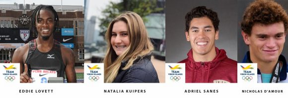 US Virgin Islands Team ISV Tokyo Summer Olympics Athletes