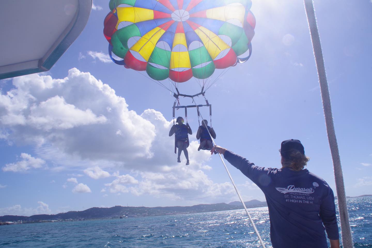 parasailing caribbean sea adventures