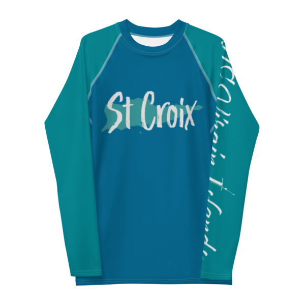 St Croix US Virgin Islands Men's Rash Guard