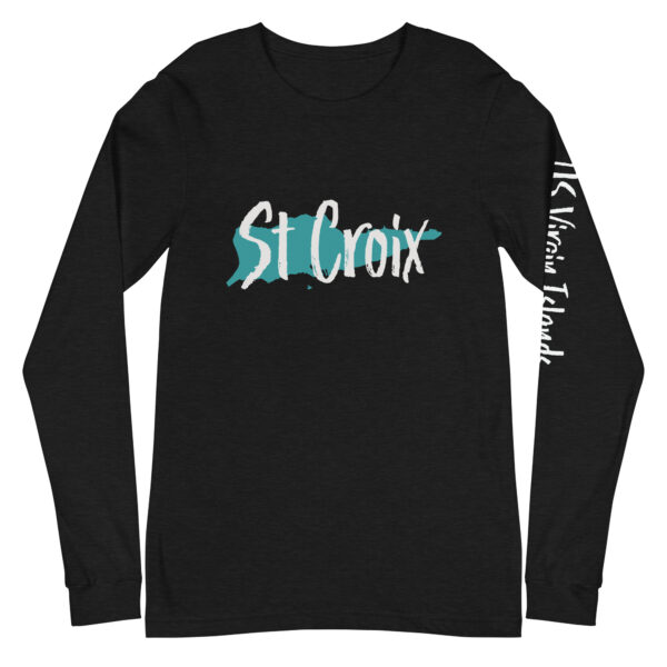 St Croix US Virgin Islands Unisex Long Sleeve Tee - Image 2