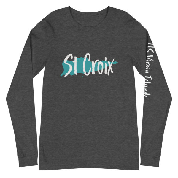 St Croix US Virgin Islands Unisex Long Sleeve Tee - Image 5