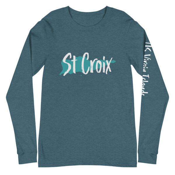 St Croix US Virgin Islands Unisex Long Sleeve Tee - Image 7