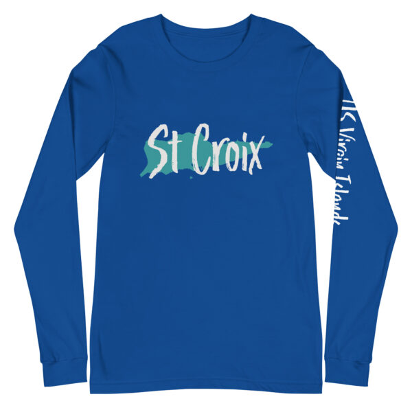 St Croix US Virgin Islands Unisex Long Sleeve Tee - Image 6