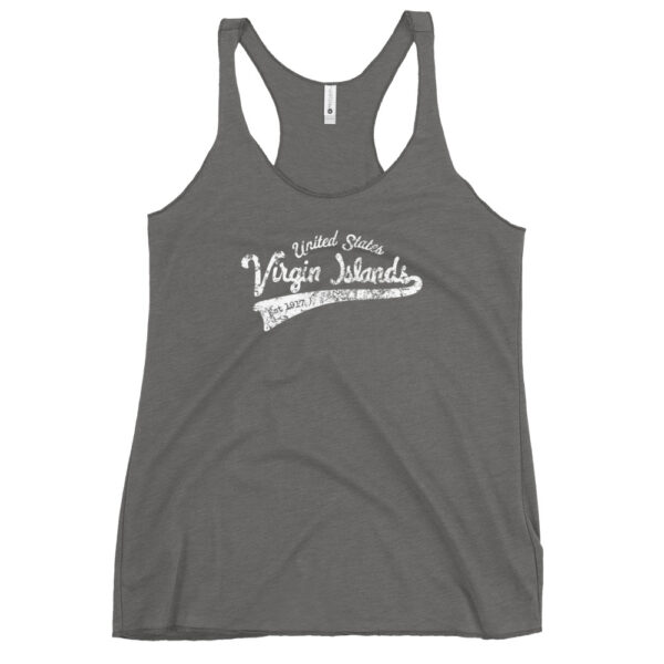 Vintage US Virgin Island Women's Racerback Tank - Image 6