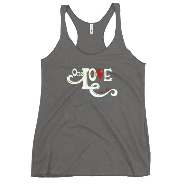 One Love Women's Racerback Tank