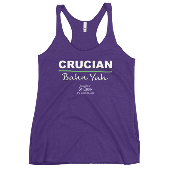 Crucian Bahn Yah Women's Racerback Tank - Image 4