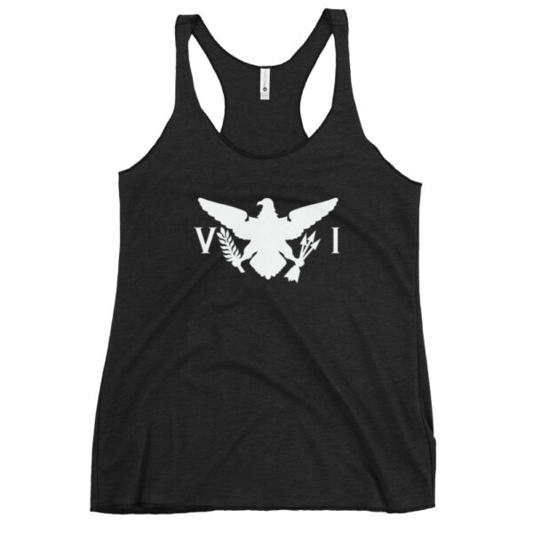 USVI Flag Women's Racerback Tank