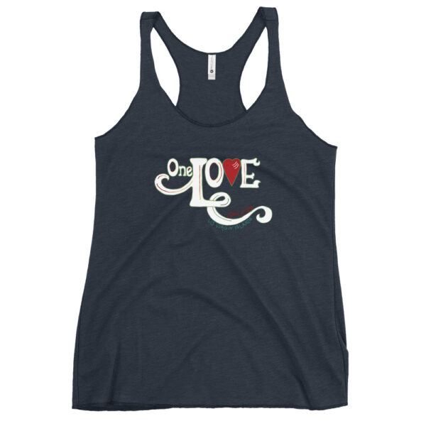 One Love Women's Racerback Tank - Image 3