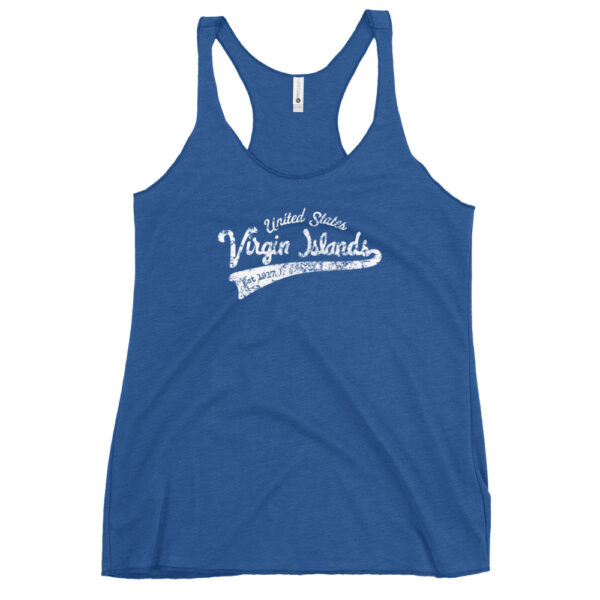Vintage US Virgin Island Women's Racerback Tank - Image 5