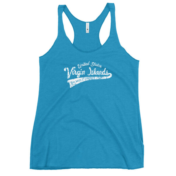 Vintage US Virgin Island Women's Racerback Tank - Image 7