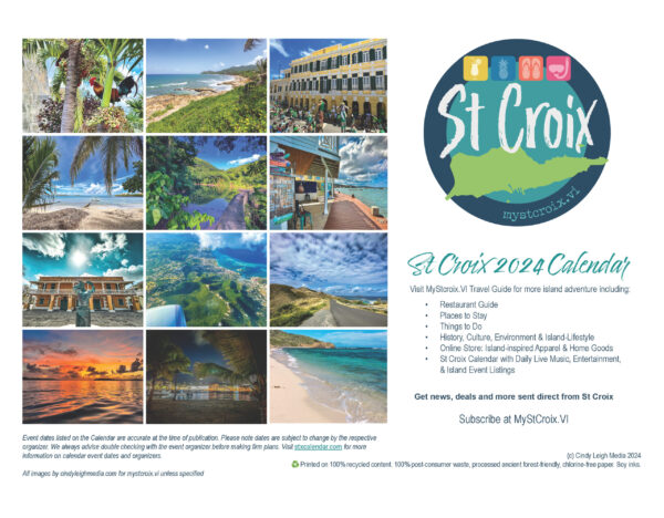 2024 St Croix Calendar Back Page
