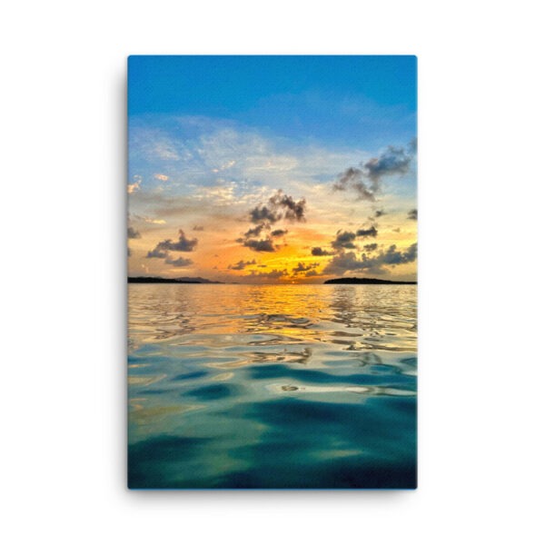 Twilight Over Chenay Bay 24x36 Canvas