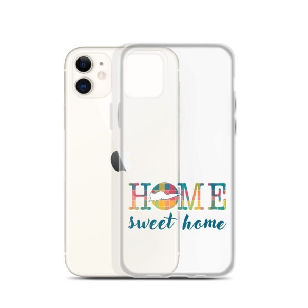 Home Sweet Home St Croix VI Inspired Madras | Clear Case for iPhone® - Image 7
