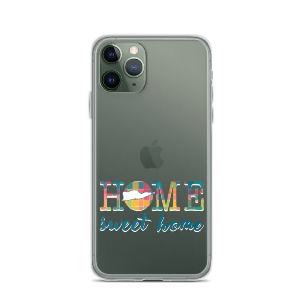 Home Sweet Home St Croix VI Inspired Madras | Clear Case for iPhone® - Image 4