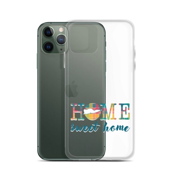 Home Sweet Home St Croix VI Inspired Madras | Clear Case for iPhone® - Image 5
