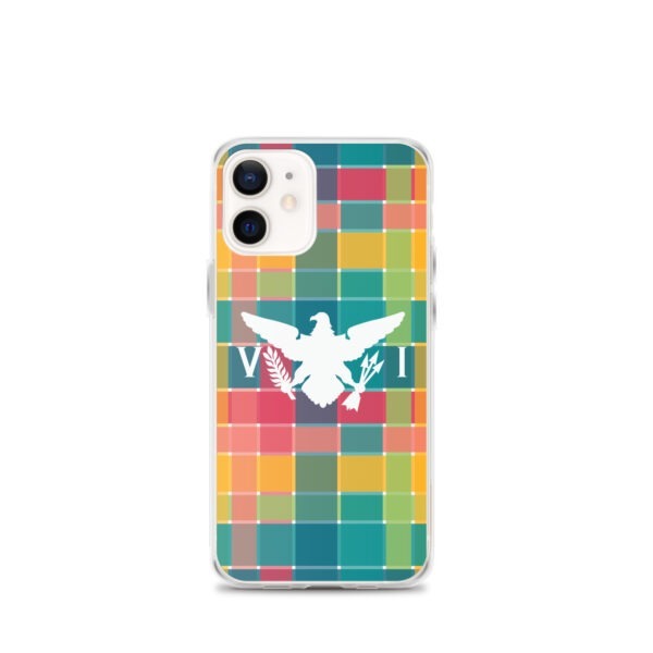 VI Eagle & USVI Madras Inspired Clear Case for iPhone® - Image 8