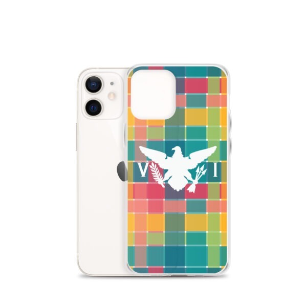 VI Eagle & USVI Madras Inspired Clear Case for iPhone® - Image 9
