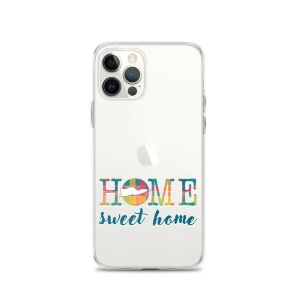 Home Sweet Home St Croix VI Inspired Madras | Clear Case for iPhone® - Image 12