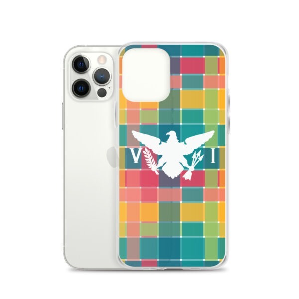 VI Eagle & USVI Madras Inspired Clear Case for iPhone® - Image 13