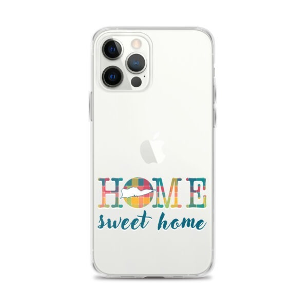 Home Sweet Home St Croix VI Inspired Madras | Clear Case for iPhone® - Image 10