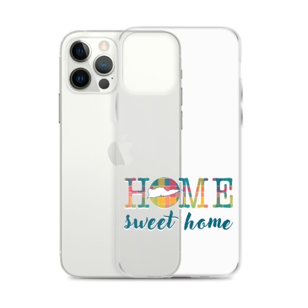 Home Sweet Home St Croix VI Inspired Madras | Clear Case for iPhone® - Image 11