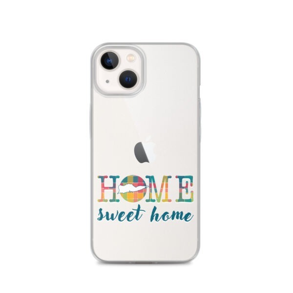 Home Sweet Home St Croix VI Inspired Madras | Clear Case for iPhone® - Image 22