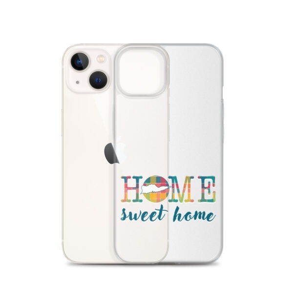Home Sweet Home St Croix VI Inspired Madras | Clear Case for iPhone® - Image 23