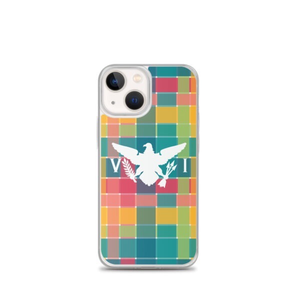 VI Eagle & USVI Madras Inspired Clear Case for iPhone® - Image 16