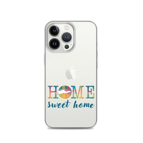 Home Sweet Home St Croix VI Inspired Madras | Clear Case for iPhone® - Image 20
