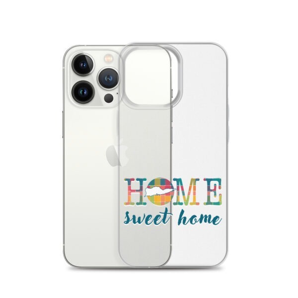 Home Sweet Home St Croix VI Inspired Madras | Clear Case for iPhone® - Image 21