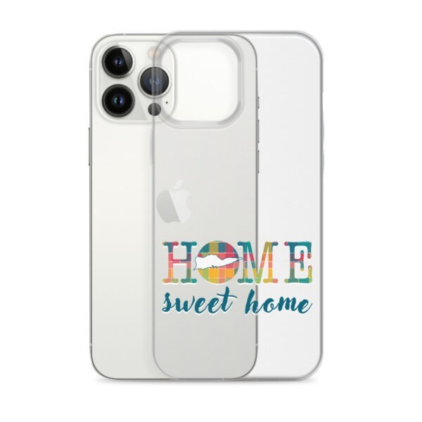 Home Sweet Home St Croix VI Inspired Madras | Clear Case for iPhone® - Image 19