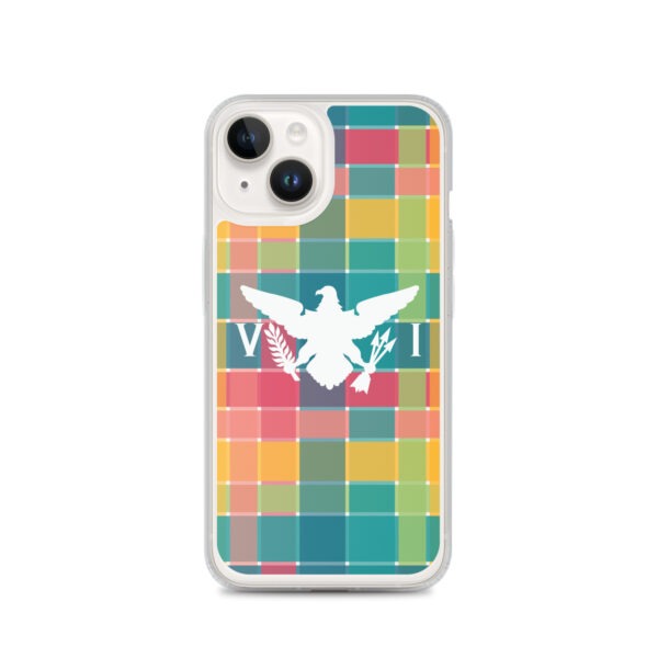 VI Eagle & USVI Madras Inspired Clear Case for iPhone® - Image 30