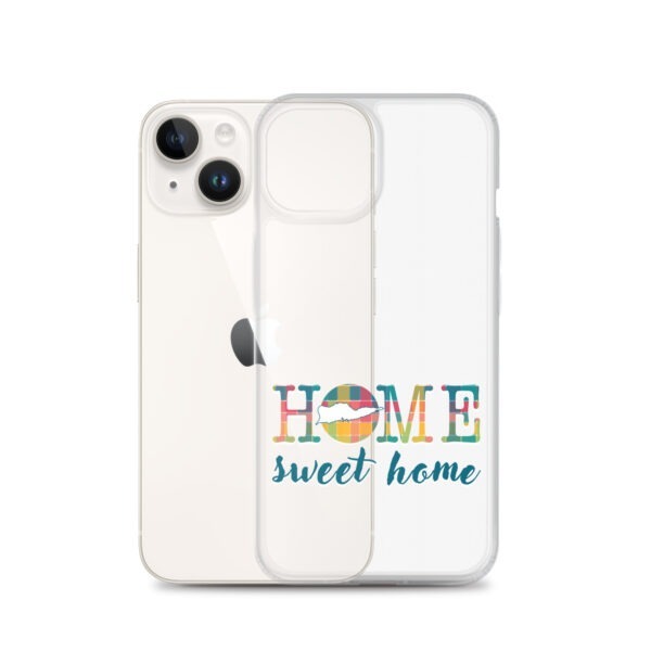Home Sweet Home St Croix VI Inspired Madras | Clear Case for iPhone® - Image 31