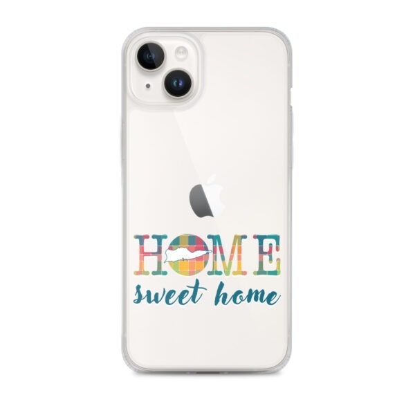 Home Sweet Home St Croix VI Inspired Madras | Clear Case for iPhone® - Image 24