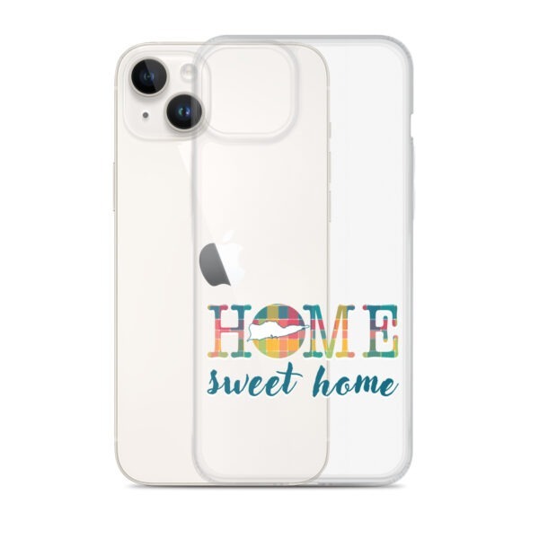 Home Sweet Home St Croix VI Inspired Madras | Clear Case for iPhone® - Image 25