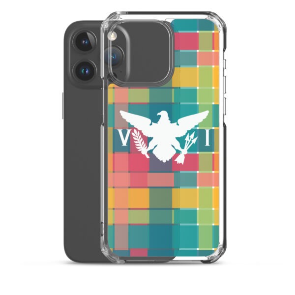 VI Eagle & USVI Madras Inspired Clear Case for iPhone® - Image 35
