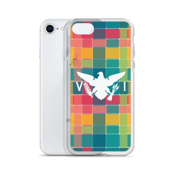 VI Eagle & USVI Madras Inspired Clear Case for iPhone® - Image 40