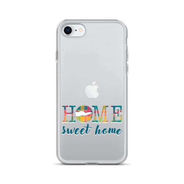 Home Sweet Home St Croix VI Inspired Madras | Clear Case for iPhone® - Image 42