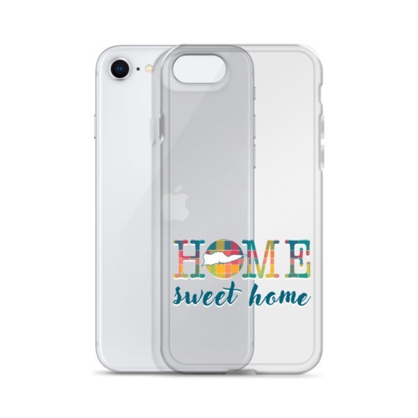 Home Sweet Home St Croix VI Inspired Madras | Clear Case for iPhone®