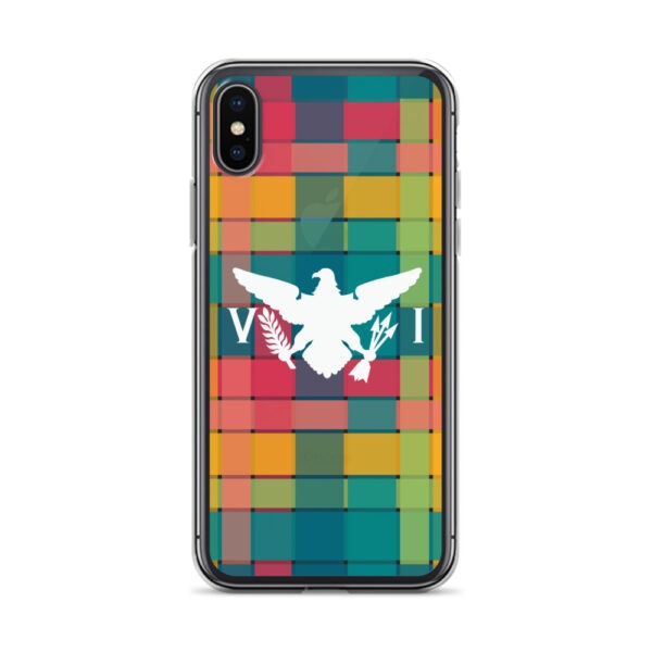 VI Eagle & USVI Madras Inspired Clear Case for iPhone® - Image 43