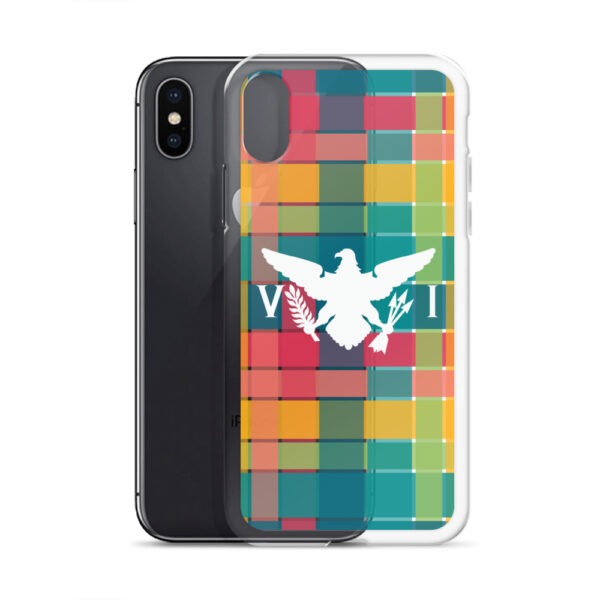 VI Eagle & USVI Madras Inspired Clear Case for iPhone® - Image 44