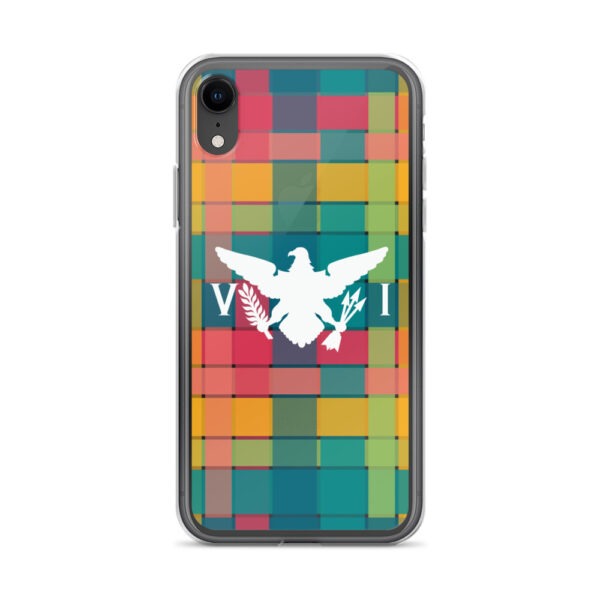 VI Eagle & USVI Madras Inspired Clear Case for iPhone® - Image 47