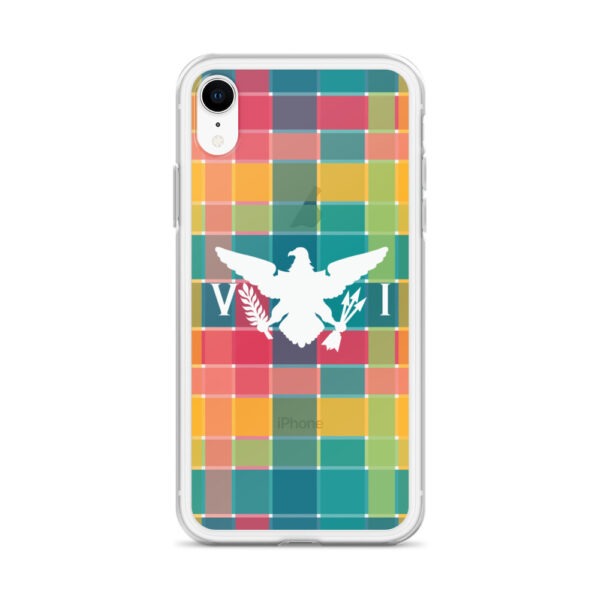 VI Eagle & USVI Madras Inspired Clear Case for iPhone® - Image 49