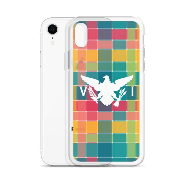 VI Eagle & USVI Madras Inspired Clear Case for iPhone® - Image 50