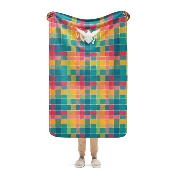 VI Madras Inspired Sherpa blanket
