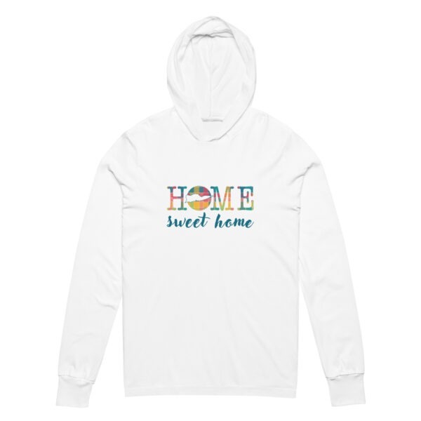 Home Sweet Home VI Madras Inspired Hooded long-sleeve tee